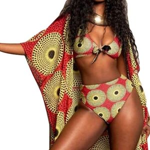 Three-piece Halter Swimsuit